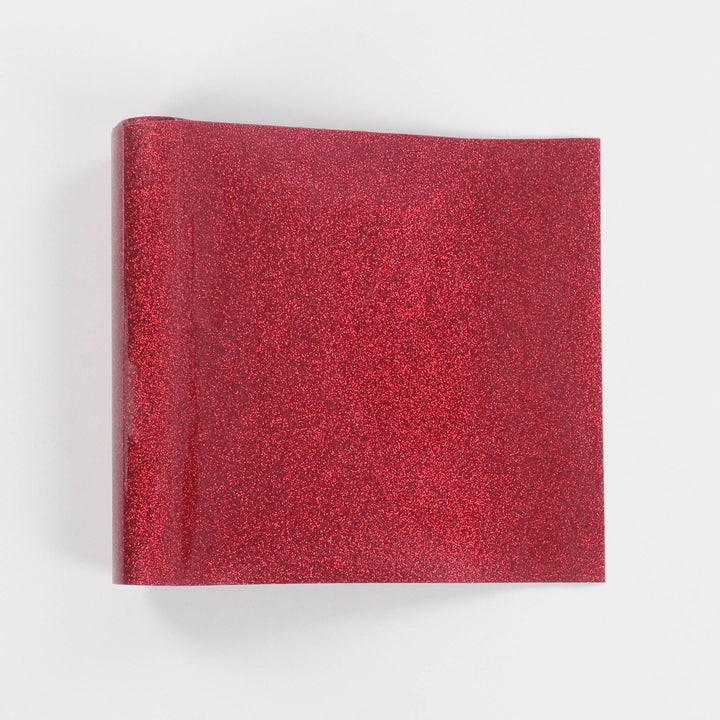 Applique Glitter Sheet, Red, 19.5 x 7.5"