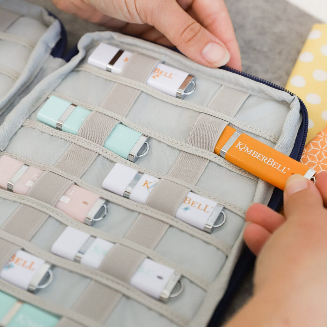 Navy Floral USB Case