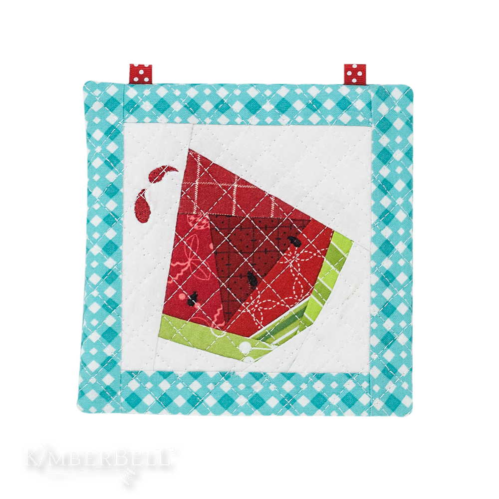 Machine Embroider by Number: Watermelon