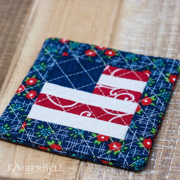 Machine Embroider by Number: American Flag