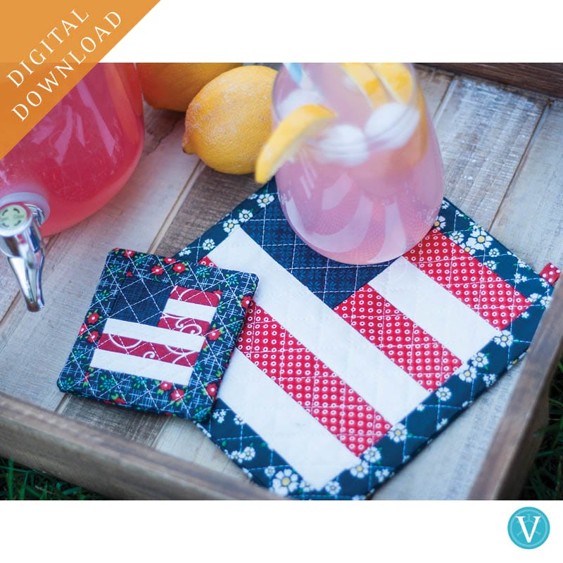 KDVT1017 Machine Embroider by Number: Flag