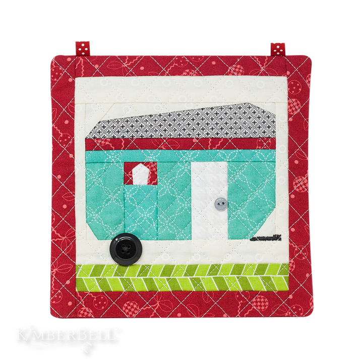 Machine Embroider by Number: Camper