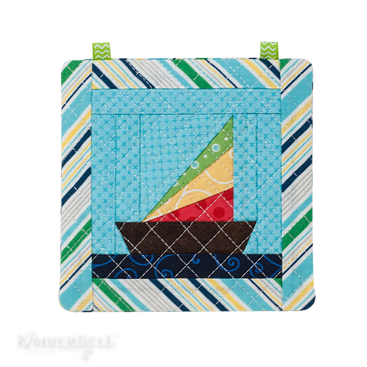Machine Embroider by Number: Sailboat
