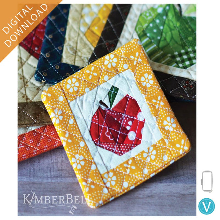 KDVT1025 Machine Embroider by Number: Apple