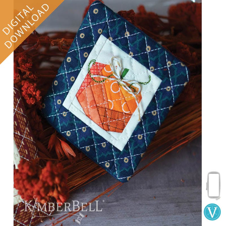 KDVT1026 Machine Embroider by Number: Pumpkin