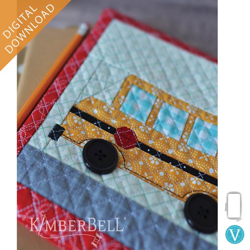 KDVT1027 Machine Embroider by Number: School Bus