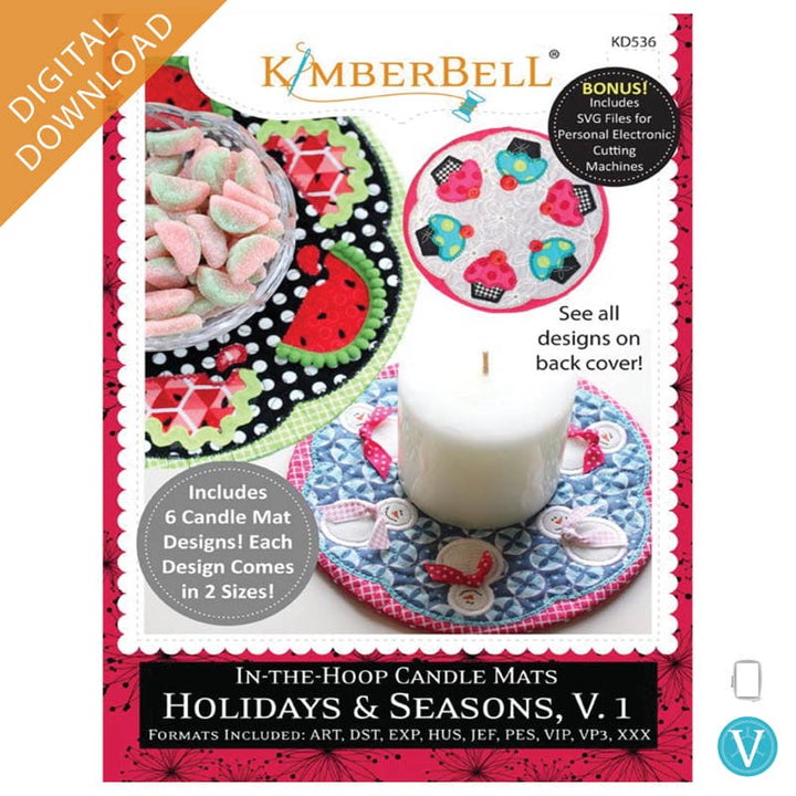 KDVT1058 Holiday Candle Mats