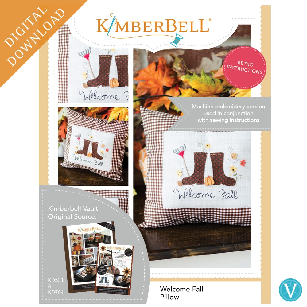 KDVT1096 Welcome Fall Pillow