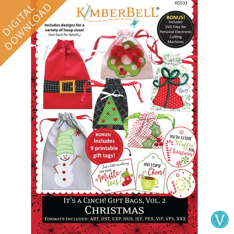 KDVT1102 It's A Cinch Christmas Gift Bags