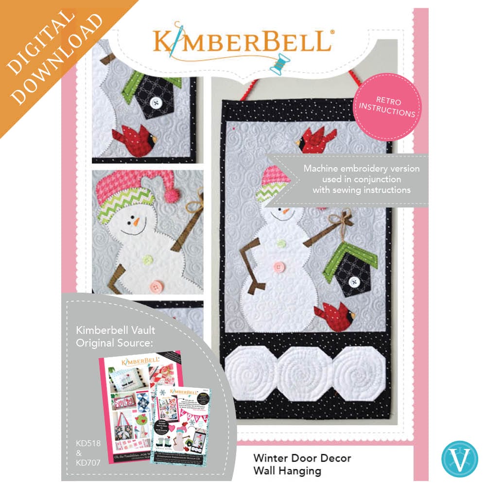 KDVT1035 Winter Door Decor