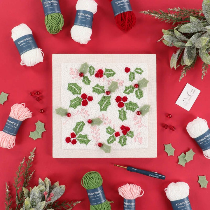 Happy Holly Days Punch Needle Plus Kit