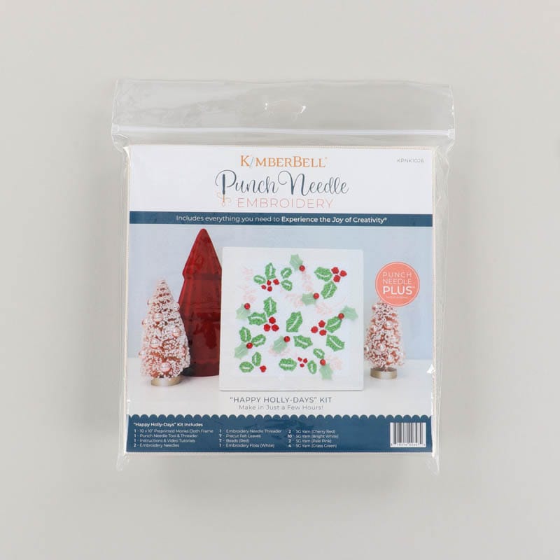 Happy Holly Days Punch Needle Plus Kit