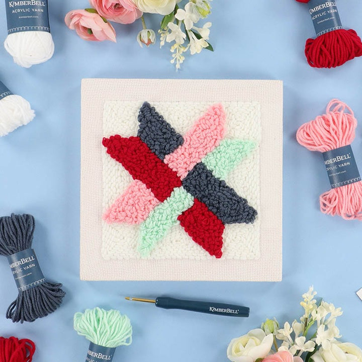 Woven Star Punch Needle Kit