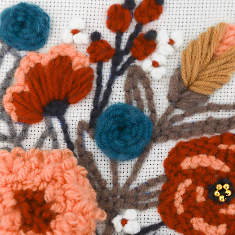 Boho Blossoms Punch Needle Kit