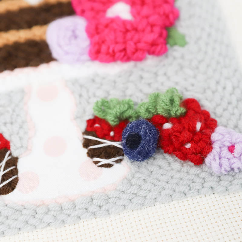 A Piece of Cake Punch Needle Plus Embroidery Kit