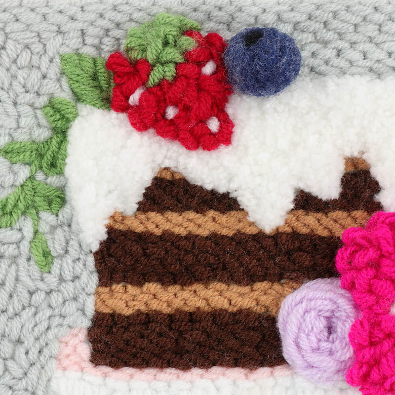 A Piece of Cake Punch Needle Plus Embroidery Kit