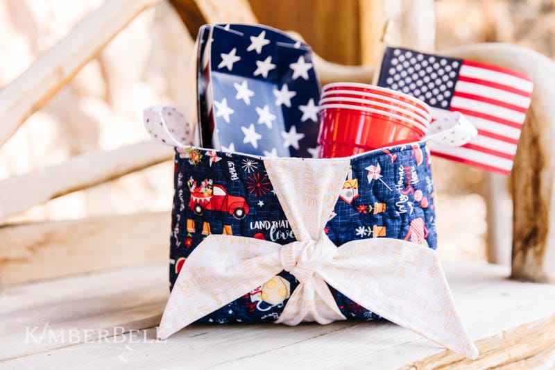 Loves Me Knot Basket, Sewing