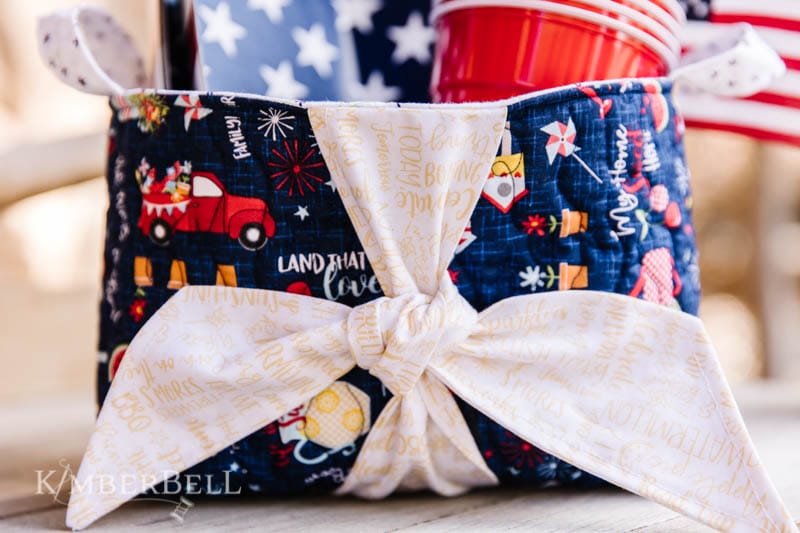 Loves Me Knot Basket, Sewing