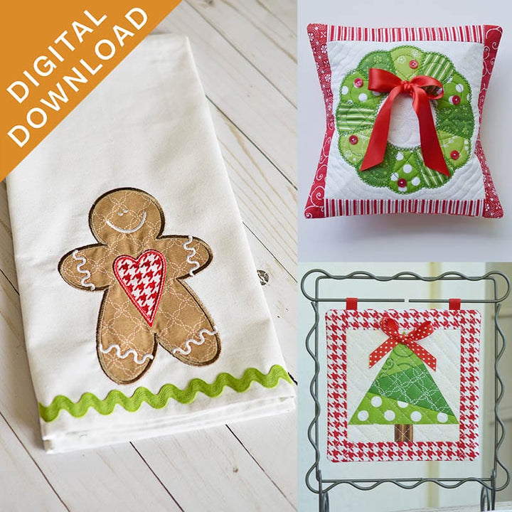 Kimberbell Classic, Vol. 2, Merry & Bright Machine - 3 Designs (Digital Download)