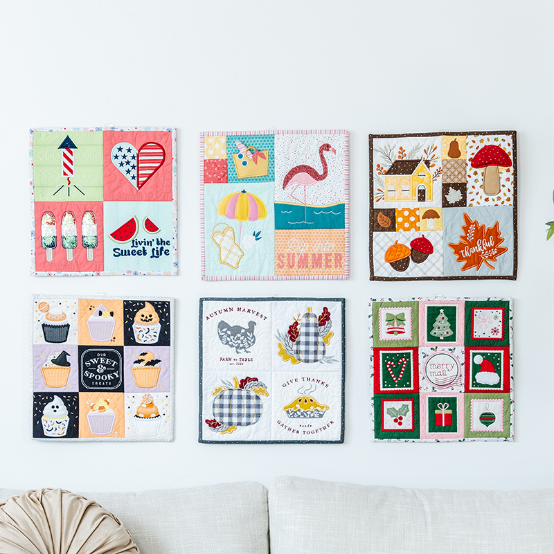 Mini Quilts, Vol. 2: July-December