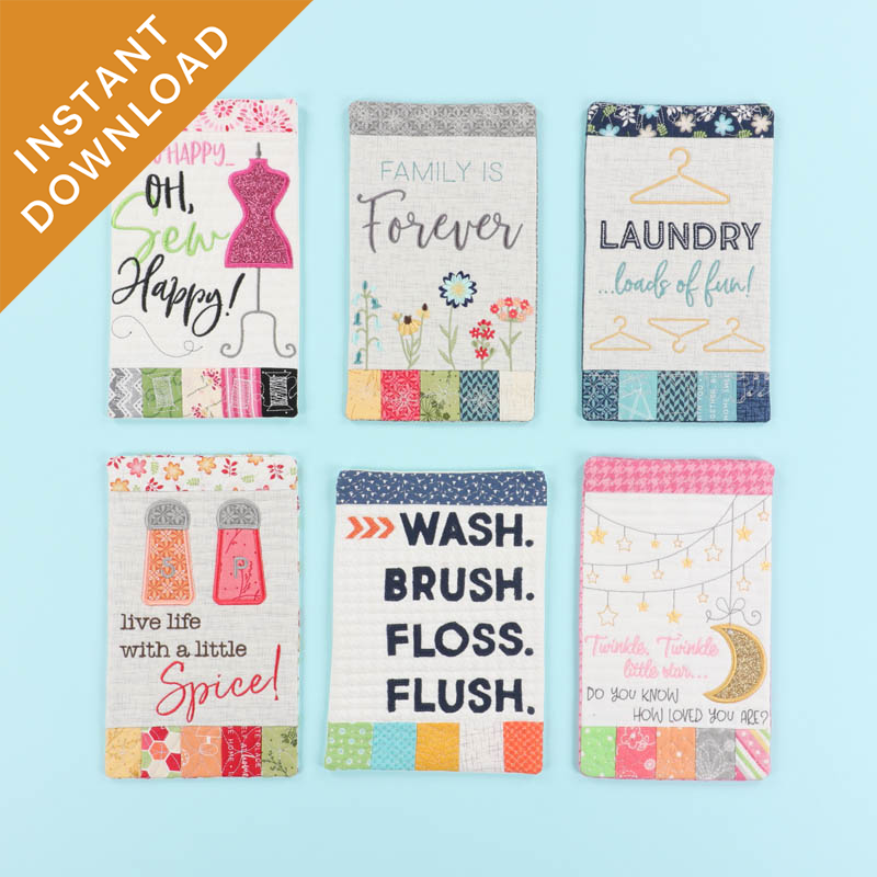 Mini Wall Hangings Vol. 1: A Happy Home