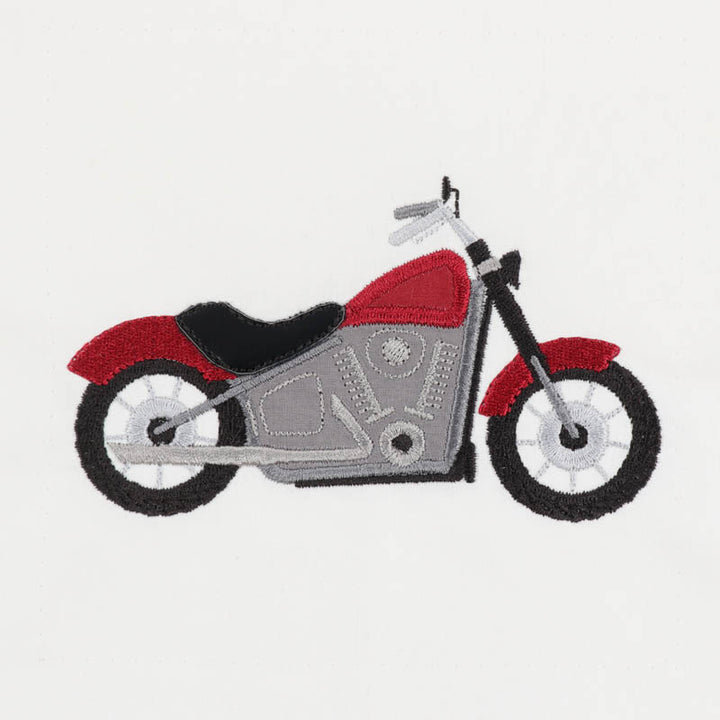 Motorcycle Applique 1 - Background Quilting