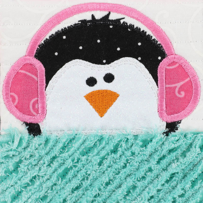 Warm and Whimsical Penguin Mug Rug (Free Download)