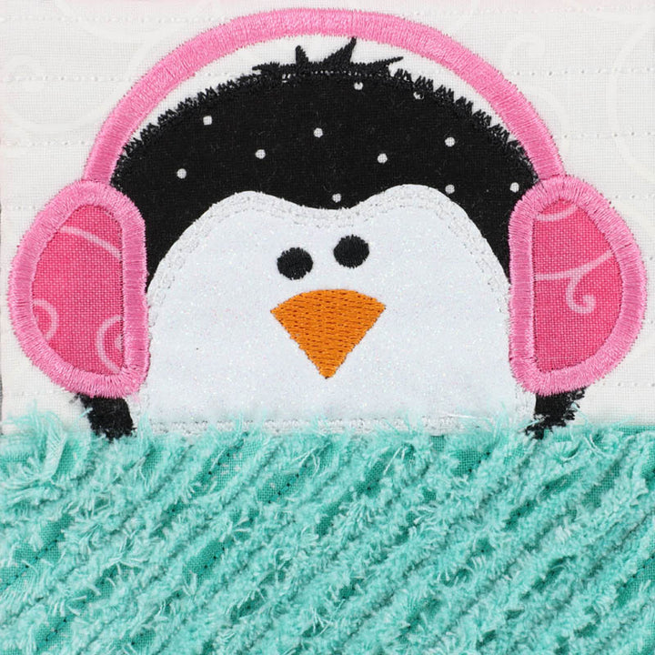 Warm and Whimsical Penguin Mug Rug (Free Download)
