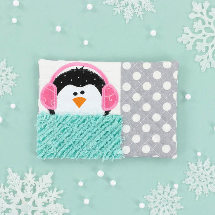 Warm and Whimsical Penguin Mug Rug (Free Download)