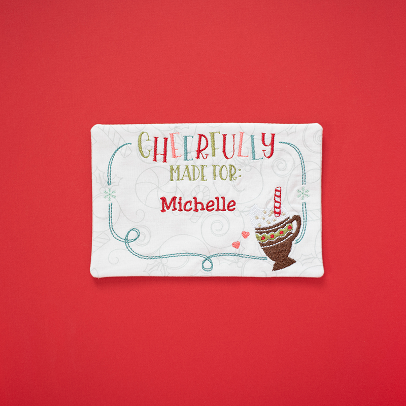 Cheerfully Made Quilt Label