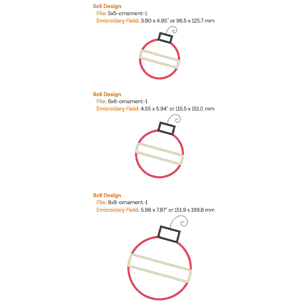 Ornament Applique 1 (Digital Download)