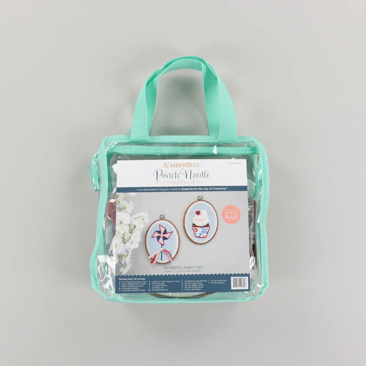 Patriotic Party! Punch Needle Plus Embroidery Kit
