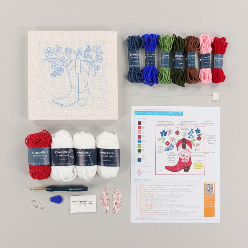 Americana Cowgirl Punch Needle Plus Kit