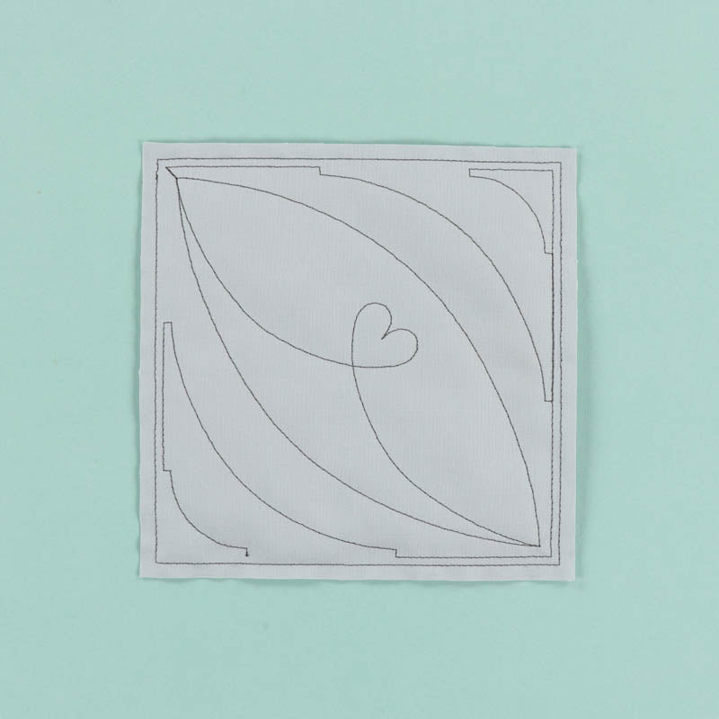 February 2026 Orange Peel Block (Digital Download)