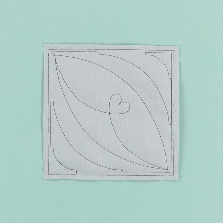 February 2026 Orange Peel Block (Digital Download)