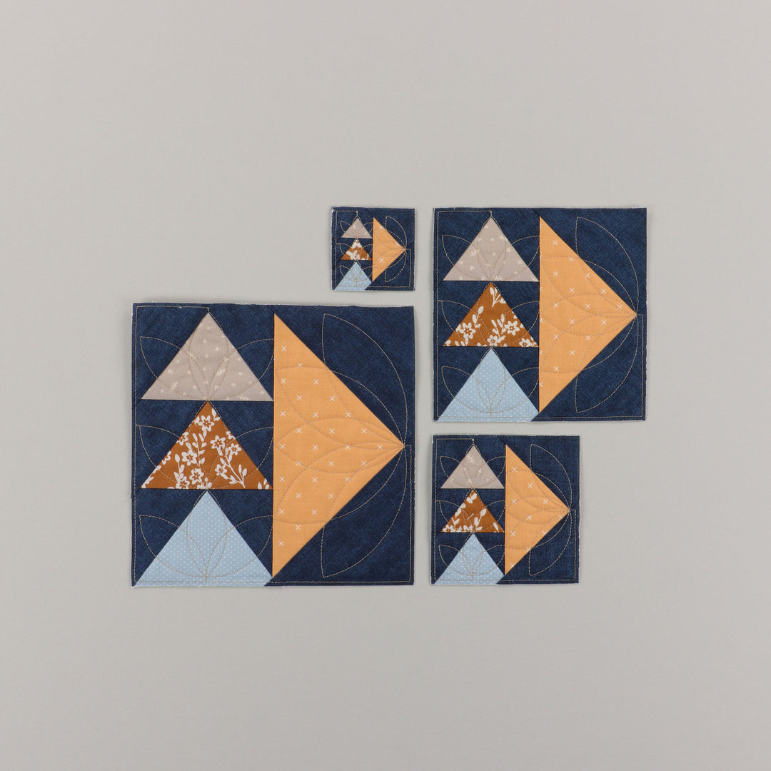 September 2025 Four Flying Geese Block (Digital Download)