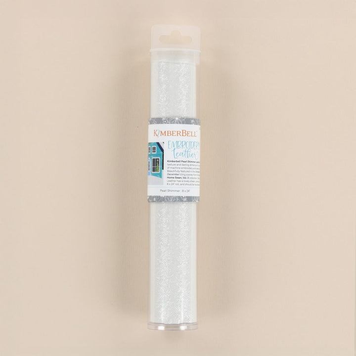 Pearl Shimmer Embroidery Leather