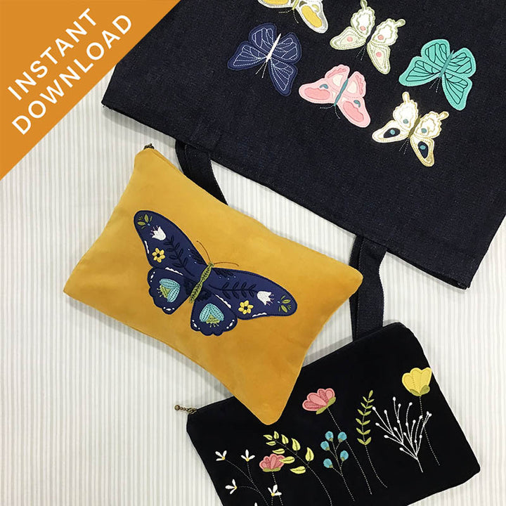 Blossoms & Butterflies: Kimberblank Appliques