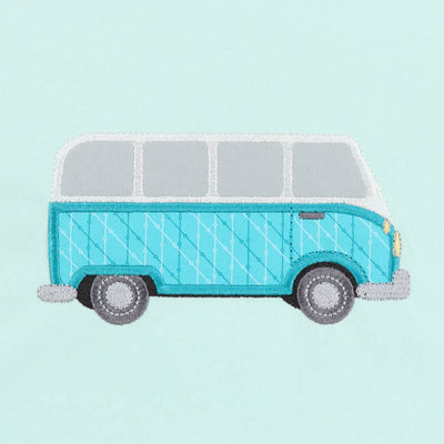 Retro Camper Van Applique 1 (Digital Download)