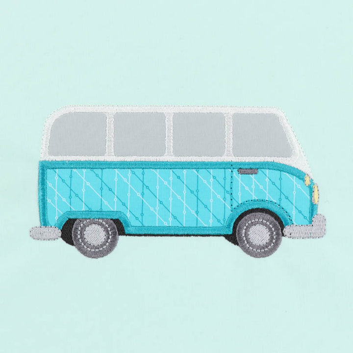 Retro Camper Van Applique 1 (Digital Download)