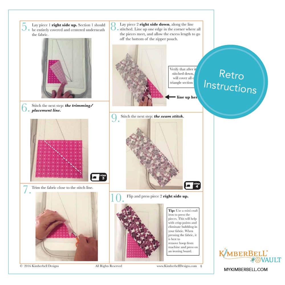 Jeanette Zipper Pouch: Small, Medium, Large and Jumbo