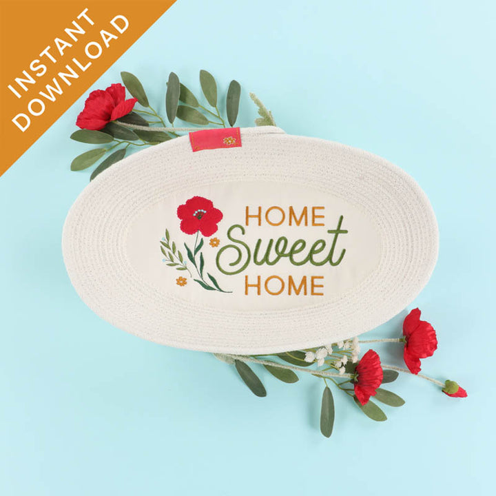 Home Sweet Home Rope Bowl (Digital Download)