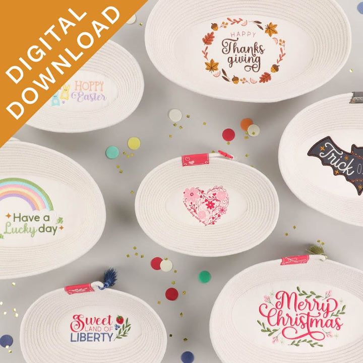 Holiday Rope Bowls (Digital Download)