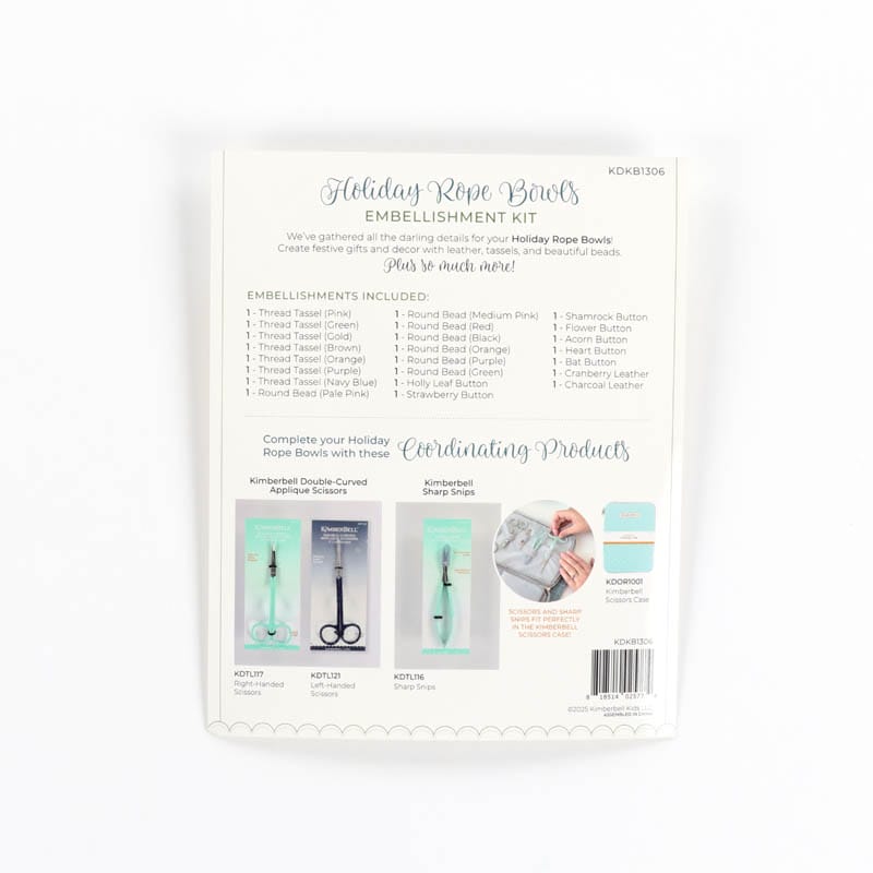 Holiday Rope Bowls Embellishment Kit