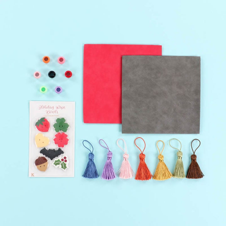 Holiday Rope Bowls Embellishment Kit