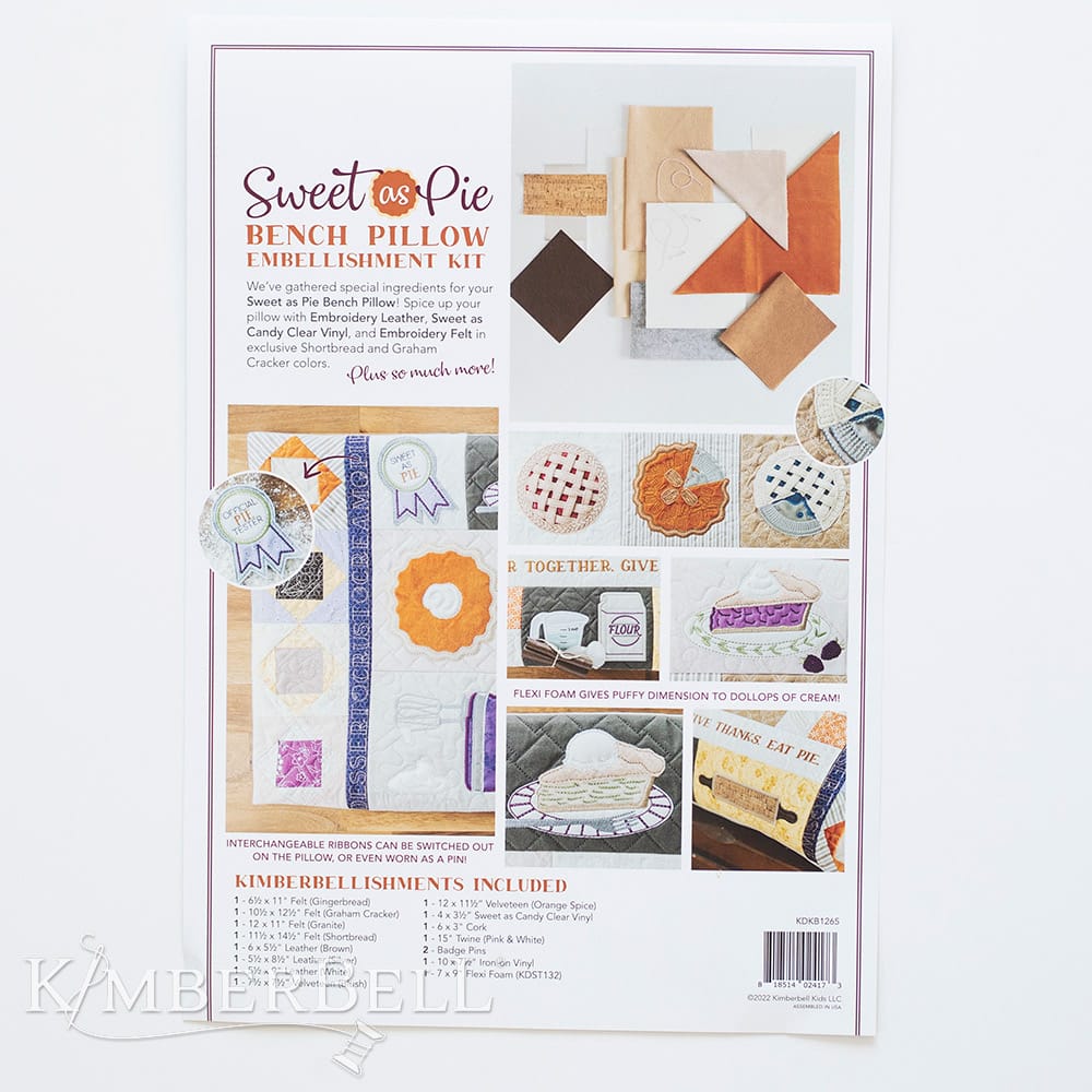 Sweet As Pie Embellishment Kit