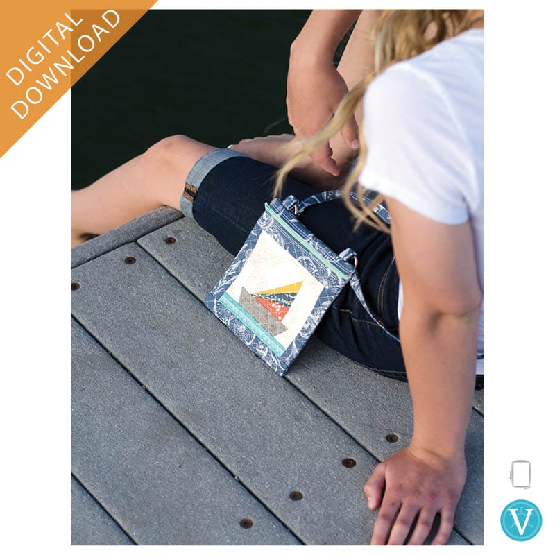 KDVT1064 Sailboat Crossbody Bag