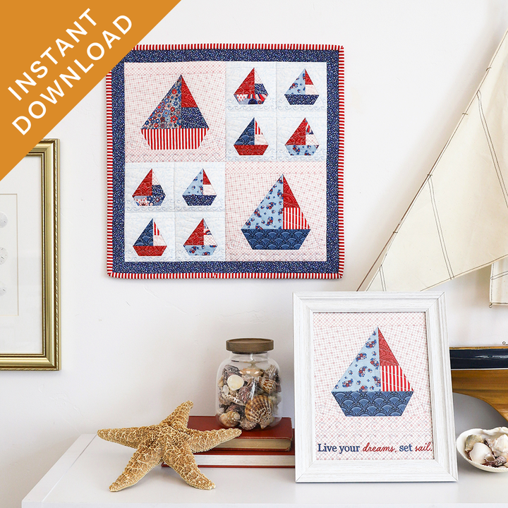 May 2026 Sailboat Block (Digital Download)
