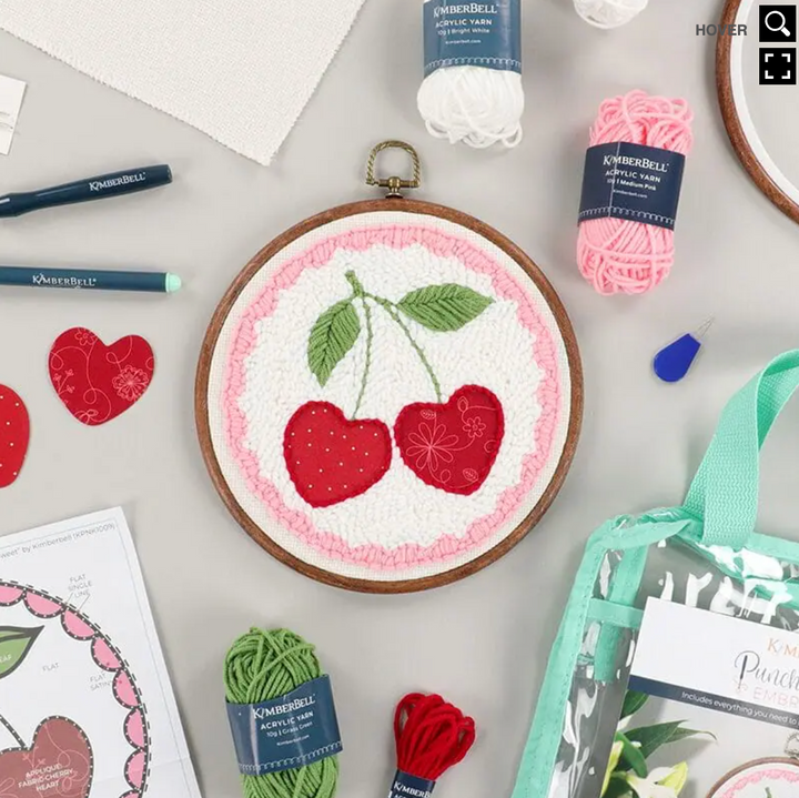 Life is Cherry Sweet - Punch Needle Plus Kit