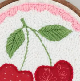 Life is Cherry Sweet - Punch Needle Plus Kit